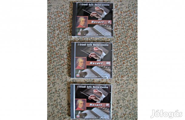 Mozart Igrandi della Musica Classica I-II-III. CD szett Új