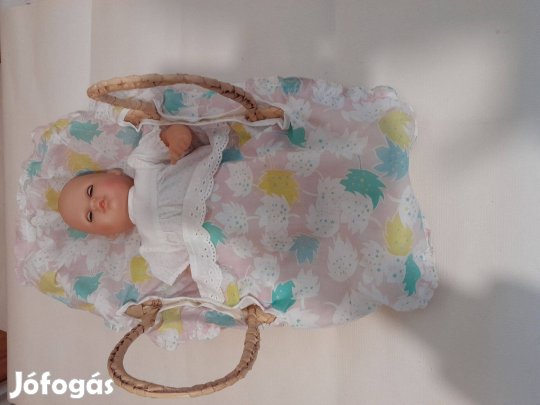 Mózes kosár babával baba 40x20x10cm