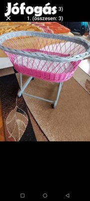 Mózeskosár gurulós