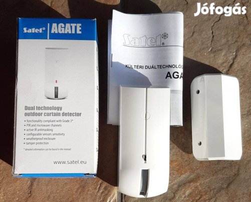 Mozgásérzékelő Kültéri függönykarakterisztikájú Satel Agate