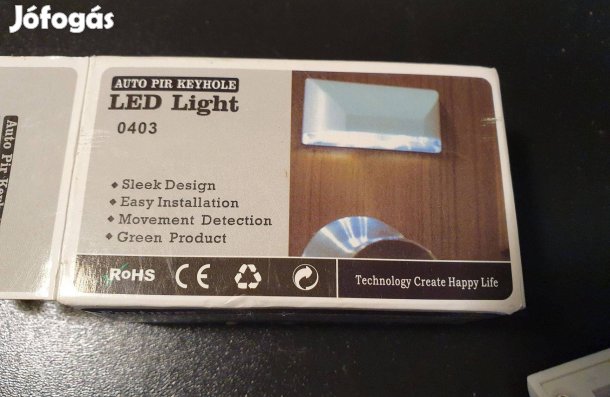 Mozgásérzékelős elemes kulcslyuk világítás