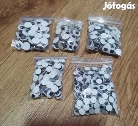 Mozgó szemek vegyes méretben 500 db Új