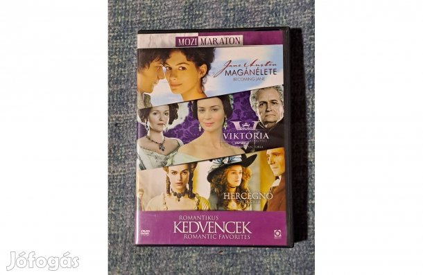 Mozi maraton Romantikus kedvencek 3 db DVD lemez