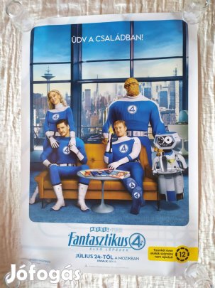 Mozis plakát Fantasztikus 4-es (Üdv a családban) 98x68 cm
