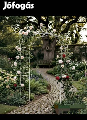 Mseszép rózsafuttató - ahol a természet és a művészet találkozik