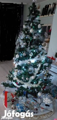 Mű fenyőfa műfenyő karácsonyfa 210 cm