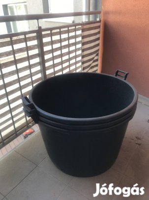 Műanyag Dézsa, 160L, növény, leander, konténer, Virágcserép 