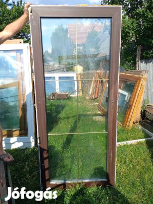 Műanyag Erkély / Terasz Ajtó k 98 cm x 219 cm arany