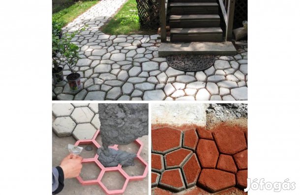 Műanyag Kőminta térkősablon - 50 x 50 x 4,5 cm