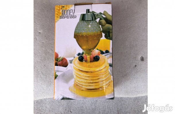 Műanyag Mézcsurgató tartályos szirupadagoló mézadagoló 200ml