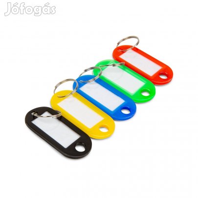 Műanyag Színes 50 darab feliratozható kulcsjelölő biléta kulcscímke