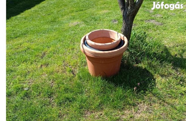 Műanyag Virágcserép ,virágtál több méretben eladó