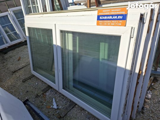 Műanyag ablak 220×119(+6)