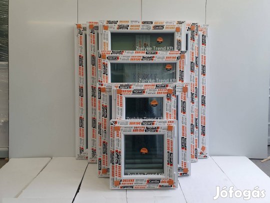 Műanyag ablak 2/3rétegű üveggel többféle méretben raktárról- szállítva