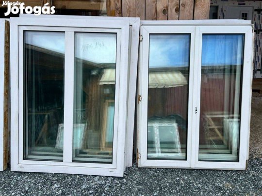 Műanyag ablak 8 db egyforma 111 x 148 cm olcsón!!!