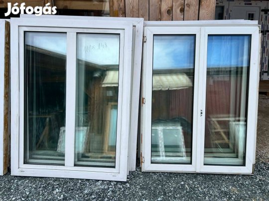Műanyag ablak 8 db egyforma 111 x 148 cm olcsón!!!
