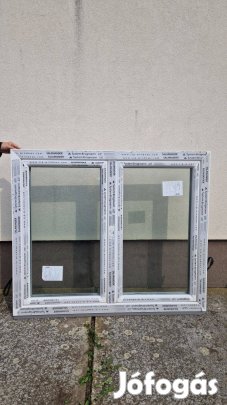 Műanyag ablak Új 2db 2szárnyas nyíló-bukó Salamander Pilkington