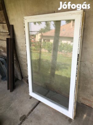 Műanyag ablak fehér hőszigetelt (815 x 1235)