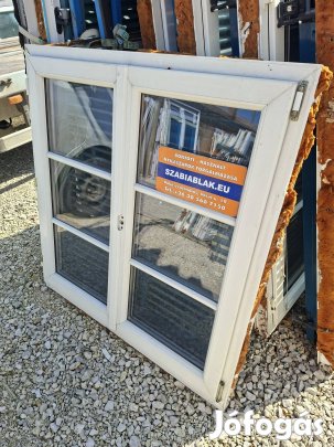 Műanyag ablak zsalugáterrel 111×113