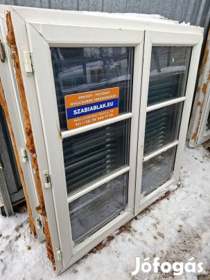 Műanyag ablakok zsalugáterrel 121×123