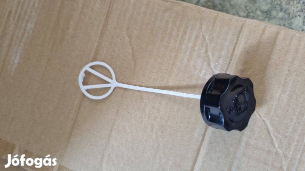 Műanyag benzintankhoz való záró kupak, fűkasza benzin tank kupak