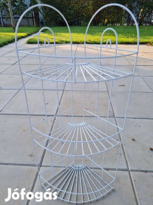 Műanyag bevonatos sarokpolc