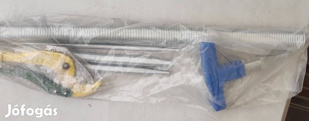 Műanyag csövek hajlításához rugós hajlító készléet ollóval