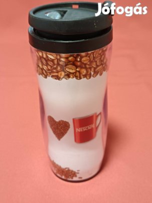 Műanyag dupla falú mintás pohár eladó Új !