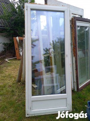 Műanyag erkély / terasz ajtó 97 cm x 227 cm