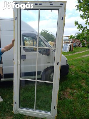 Műanyag erkély / terasz ajtó 98 cm x 237 cm