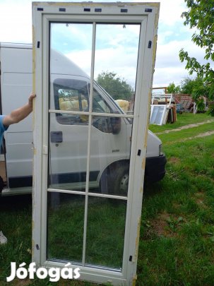 Műanyag erkély / terasz ajtó 98 cm x 237 cm