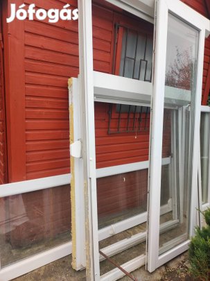Műanyag erkély, teraszajtó sürgősen eladó. 