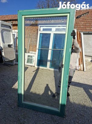 Műanyag erkély ajtók 116×221 9db