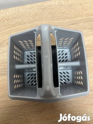 Műanyag evőeszköztartó