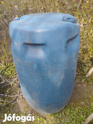 Műanyag hordó 200L