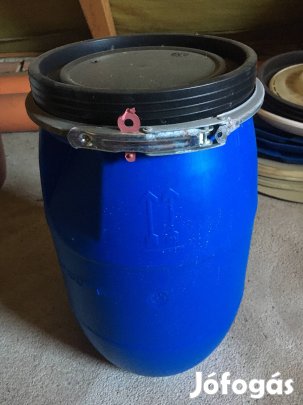 Műanyag hordó 30lit eladó!