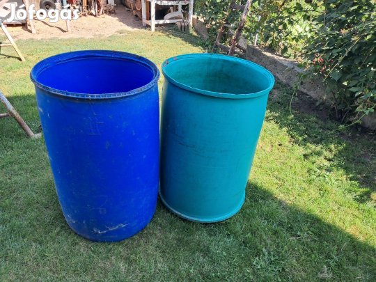 Műanyag hordó eladó