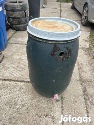 Műanyag hordó esővíz tároló Kecskeméten