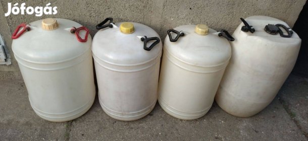 Műanyag hordók