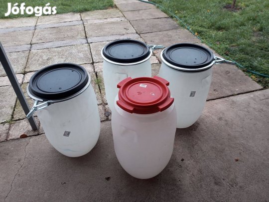 Műanyag hordók eladók