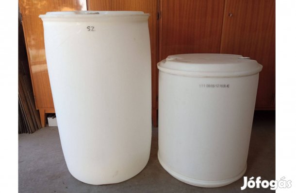 Műanyag hordók eladók!