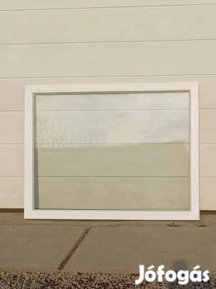 Műanyag hőszigetelt fix ablak 137x105