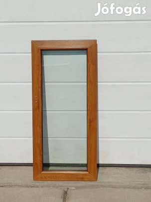 Műanyag hőszigtelt aranytölgy ablakszárny 56x122,5