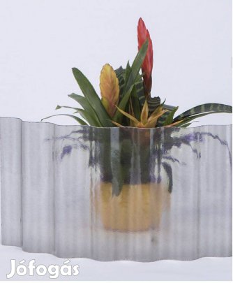 Műanyag hullámlemez 2 x 20 fm, bronz, ingyenes országos szállítással