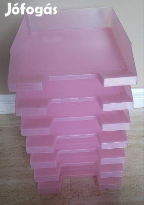 Műanyag irattartó 7db