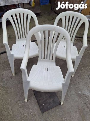 Műanyag kerti székek