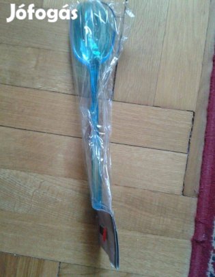 Műanyag kétrészes salátaszedő kanál