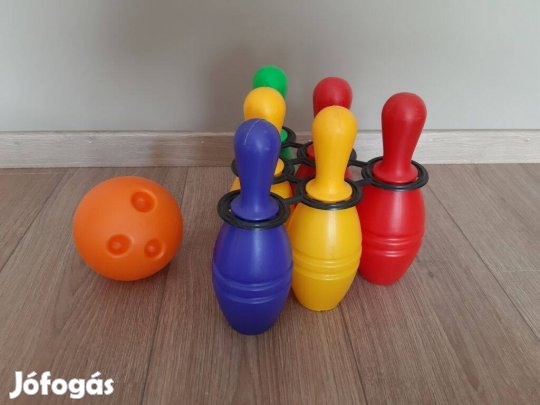 Műanyag kugli, teke szett