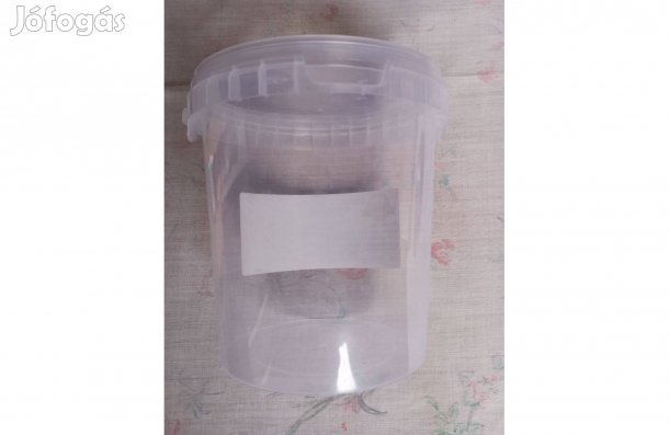 Műanyag,literes savanyúságos,zsíros vödör