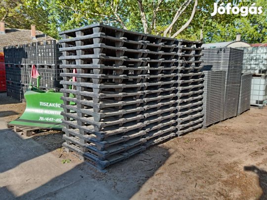 Műanyag rakodólap csúszótalppal